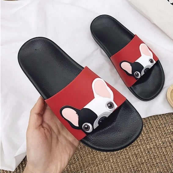 Cute Dog Slippers for Women